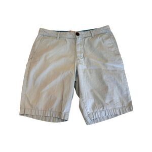 Men's Original Penguin 9" Chino Shorts Pastel Blue Sz 32 Euc Summer Preppy